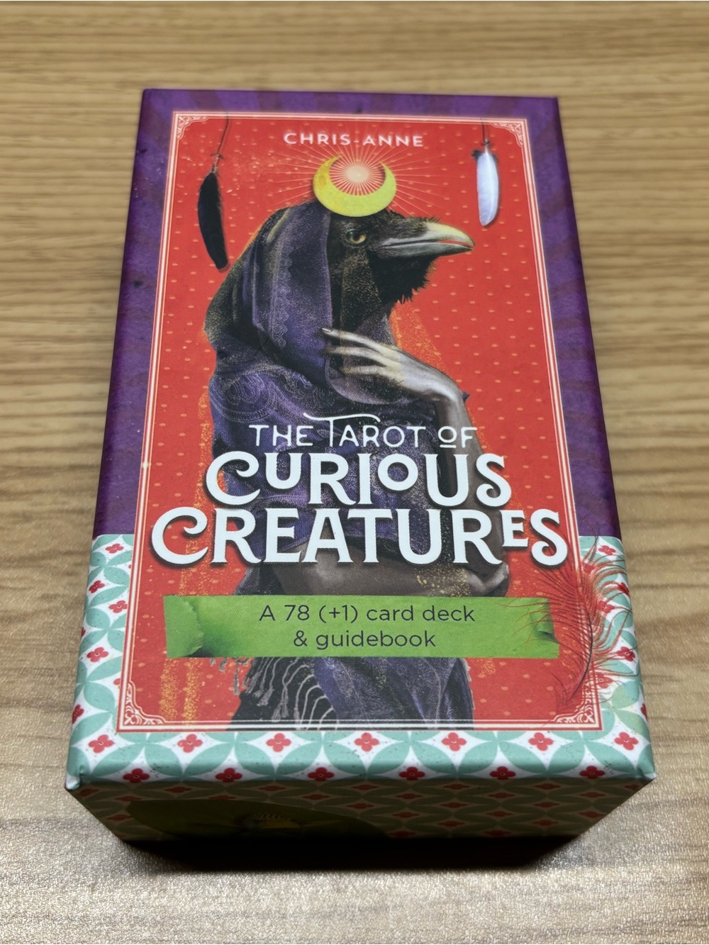 The Tarot of Curious Creatures Card Deck - Red & Purple Box
